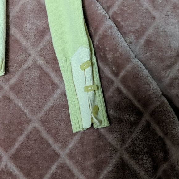 NWT Co & Eddy Mint and Eggshell Ribbed Sweater - Picture 3 of 5